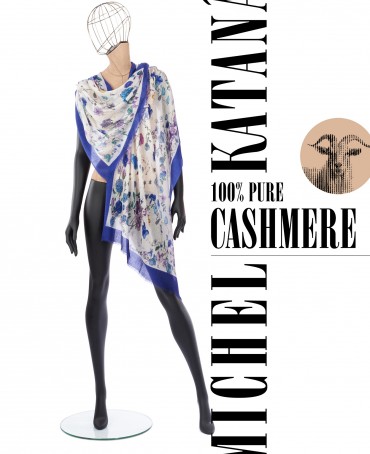 Палантин Унисекс P.CASH40_24-TPC-4/FL.BLEU